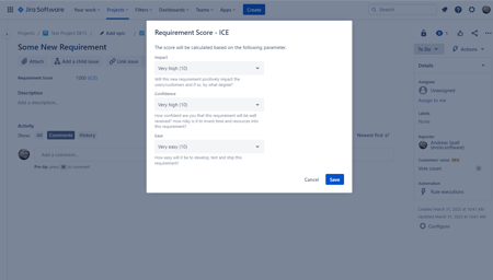 Have the score calculated based on understandable questions